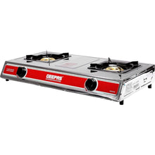 GEEPAS | Stainless Steel 2-Burner Gas Hob Burner | GK6898