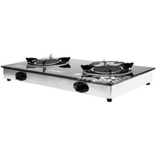 GEEPAS | Tempered Glass Doble Burner Gas Cooker | GK6865