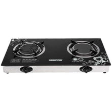 GEEPAS | Tempered Glass Doble Burner Gas Cooker | GK6865