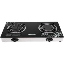 GEEPAS | Tempered Glass Doble Burner Gas Cooker | GK6865