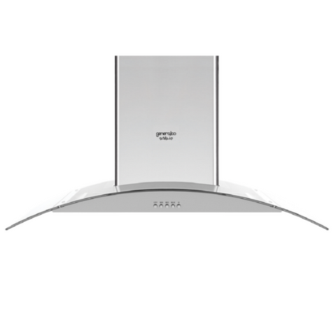 GENERALCO | Stainless Steel Curved Chimney Hood 90 cm | 90CU