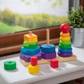 MELISSA & DOUG | Geometric Stacker Toddler Toy 2+ years | 46000567