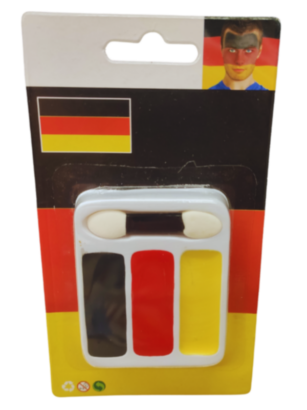 Quick Face Painting Kit with Brush (3 Packets) | GermanyÂ |Â Minagination