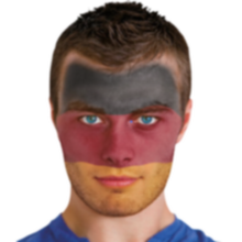 Quick Face Painting Kit with Brush - Assorted Colors 100Pcs | Minagination