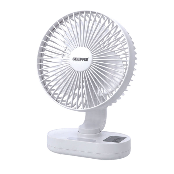 GEEPAS | 8" Rechargeable Fan With Night Light | GF21157