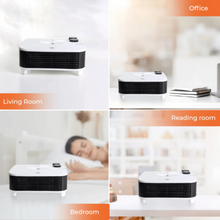 GEEPAS | Flat Fan Heater Adjustable Thermostat 2000W | GFH28539UK