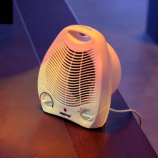 GEEPAS | Fan Heater with 2 Heating Power 1000/2000W White | GFH9518