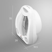 GEEPAS | Fan Heater with 2 Heating Power 1000/2000W White | GFH9518