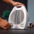 GEEPAS | Fan Heater with 2 Heating Power 1000/2000W White | GFH9518