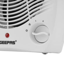 GEEPAS | Fan Heater with 2 Heating Power 1000/2000W White | GFH9518