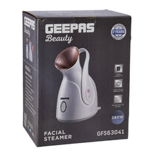 GEEPAS | Facial Steamer One Touch Operation 280W 100ml Capacity | GFS63041