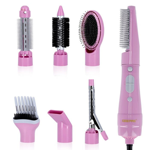 GEEPAS | 8-in-1 Hair Styler 750W 7 Attachments | GH731