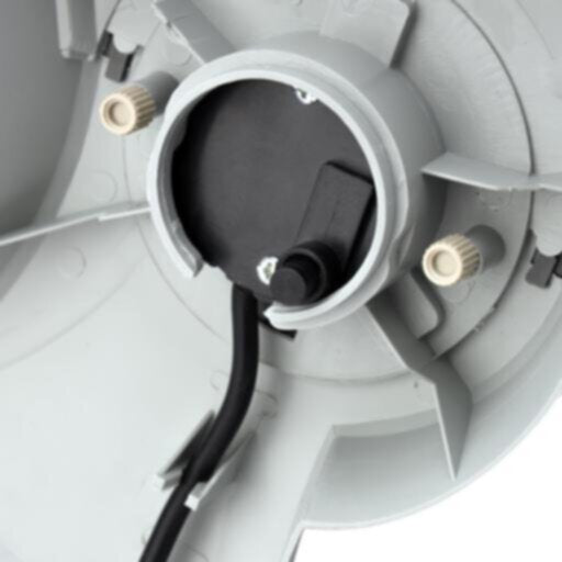 GEEPAS | Halogen Heater with 3 Heating Power 400/800/1200W Black-Grey | GHH9107