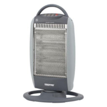 GEEPAS | Halogen Heater with 3 Heat Power 400/800/1200W Grey | GHH9112