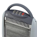 GEEPAS | Halogen Heater with 3 Heat Power 400/800/1200W Grey | GHH9112