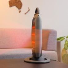GEEPAS | Halogen Heater with 3 Heat Power 400/800/1200W Grey | GHH9112