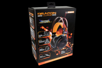 DRAGONWAR | Freya LED Gaming Headset with Lighting Effect Black | G-HS-007