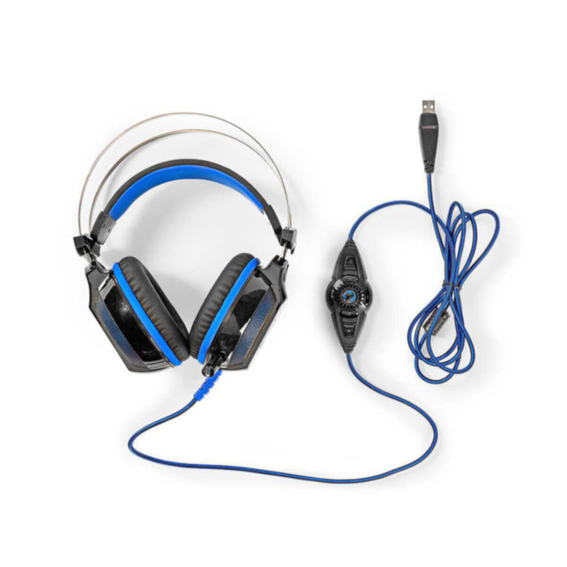NEDIS | Gaming Headset Over-Ear with 7.1 Virtual Surround Sound USB Type-A | GHST500BK