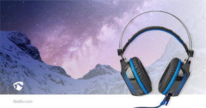 NEDIS | Gaming Headset Over-Ear with 7.1 Virtual Surround Sound USB Type-A | GHST500BK