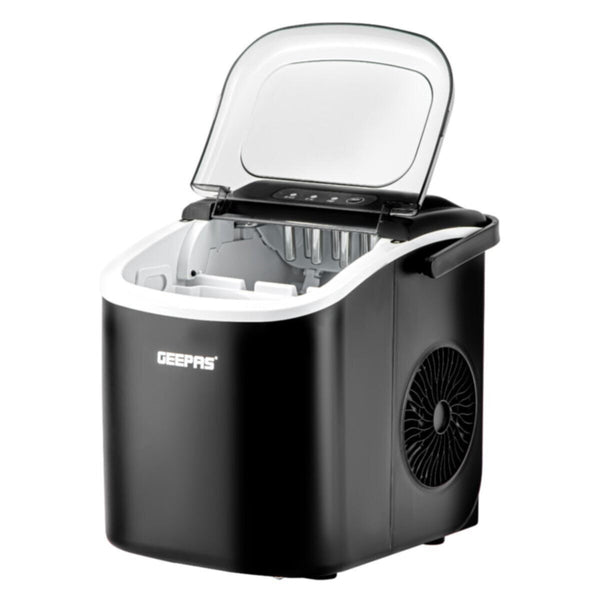 GEEPAS | Portable Automatic Ice Maker 1.2 L Water Container , 0.6 KG Ice Container | GIM63053UK