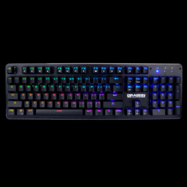 DRAGONWAR | Gaming Mechanical Keyboard with RGB Illumination Black | GK-016