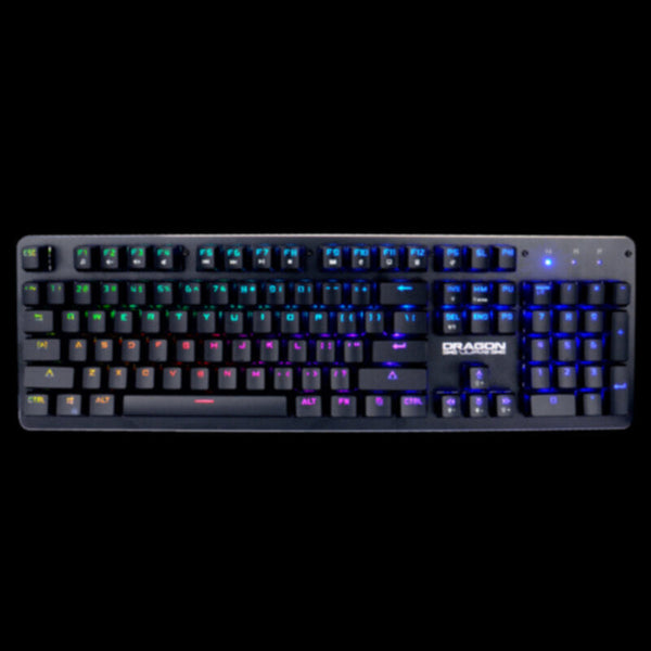 DRAGONWAR | Gaming Mechanical Keyboard with RGB Illumination Black | GK-016