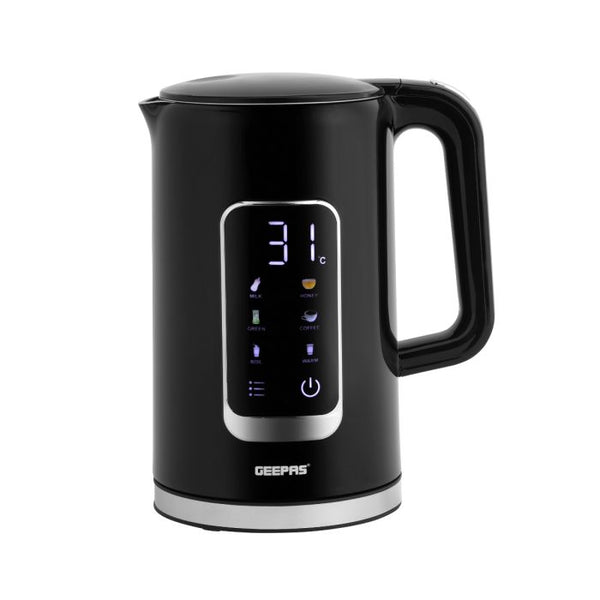 GEEPAS |  1.7Ltrs Digital Display Kettle Dry Boiling Protection | GK38052
