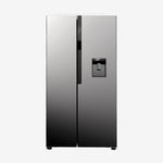 GENERALCO | Refrigerator With Dispenser (Side By Side) 520L Silver | GKD-520WES