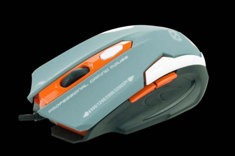 DRAGONWAR | Gaming Keyboard + Mouse Sencari Combo Set White White | GKM-001