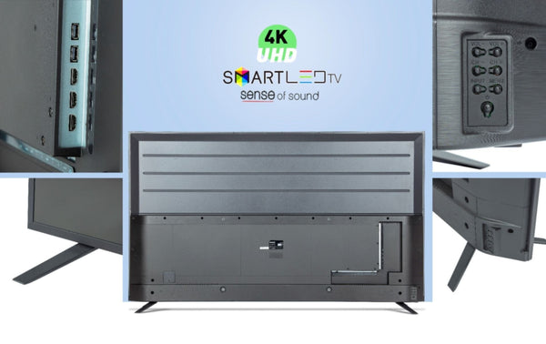 GEEPAS | 75" UHD 4K Smart LED TV / Wifi / Android 9.0 With E-Share | GLED7520SEUHD