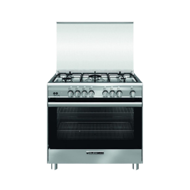 GLEM GAS | 90X60 cm 5 Burners Electric Cooker | SB9612 WI
