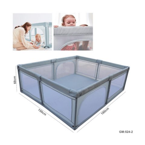 Baby Playpen Square Fence 68X150X180CM | GM:524 2
