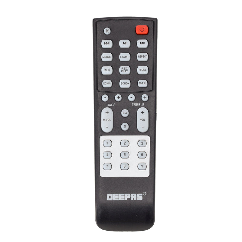 GEEPAS | Rechargeable Professional Speaker, 40000W PMPO |