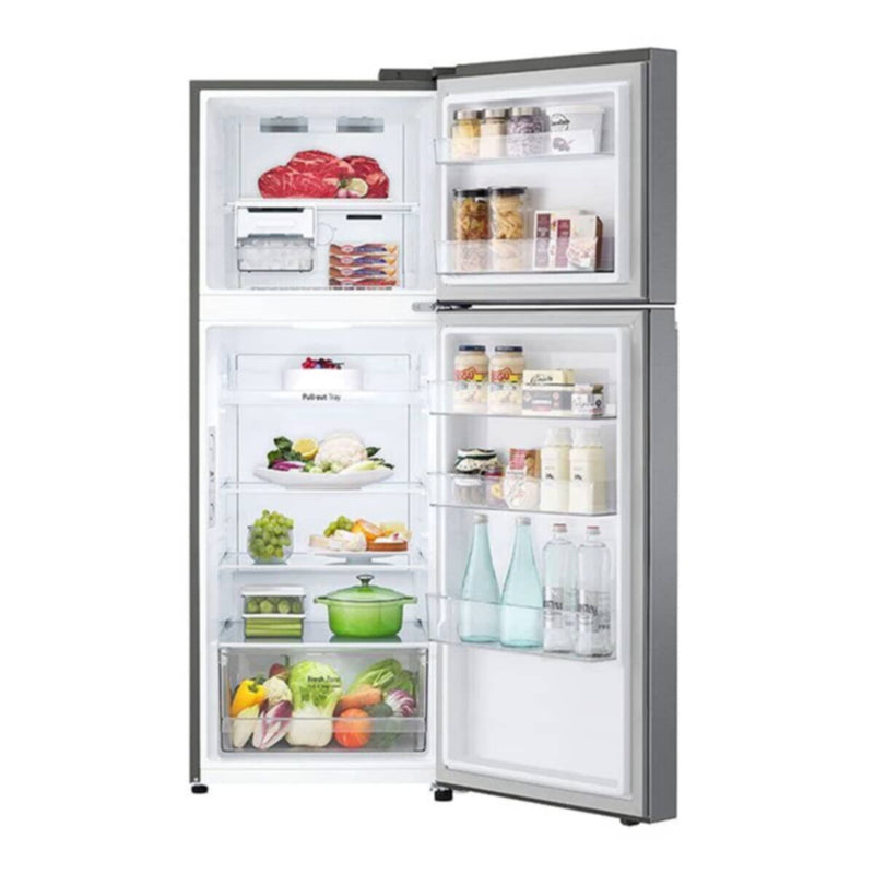 LG | GN-B422PQGB 400 Ltrs New Smart Inverter Top Freezer, Door Cooling+, Multi Air Flow, Smart Diagnosis, Dark Graphite Steel - Made in Indonesia