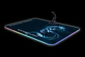 DRAGONWAR | Gaming Mouse Pad Magic Stono RGB Metal With Bungee 360x260x4mm Black | GP-007