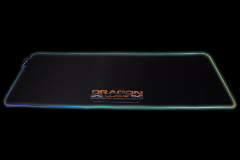 DRAGONWAR | RGB Illumination Mouse Mat 795x302x4mm Black | GP-010