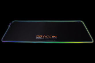 DRAGONWAR | RGB Illumination Mouse Mat 795x302x4mm Black | GP-010