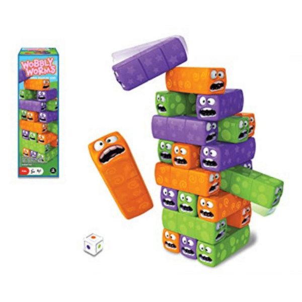 AMBASSADOR | Wobbly Worms - Tower Balancing Game GPF016 | 42000016