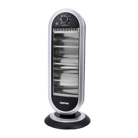 GEEPAS | Quartz Heater Adjustable Thermostat 1200W Heating Power | GQH28523