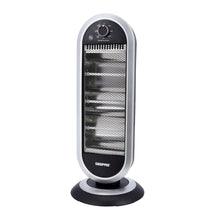 GEEPAS | Quartz Heater Adjustable Thermostat 1200W Heating Power | GQH28523