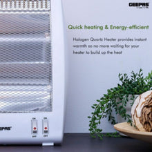 GEEPAS | Quartz Heater with 2 Heat Settings 400W/800W | GQH9106