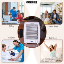 GEEPAS | Quartz Heater with 2 Heat Settings 400W/800W | GQH9106
