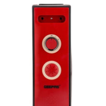 GEEPAS | Electric Quartz Halogen Heater with 2 Heat Power 1100/2200W Red | GQH9108