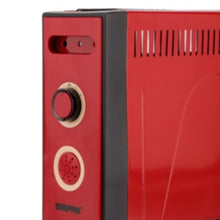 GEEPAS | Electric Quartz Halogen Heater with 2 Heat Power 1100/2200W Red | GQH9108