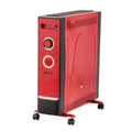 GEEPAS | Electric Quartz Halogen Heater with 2 Heat Power 1100/2200W Red | GQH9108