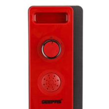 GEEPAS | Quartz Heater with 2 Heat Setting  750/1500W Red | GQH9109