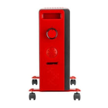 GEEPAS | Quartz Heater with 2 Heat Setting  750/1500W Red | GQH9109