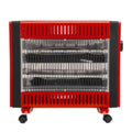 GEEPAS | Quartz Heater with 2 Heat Setting  750/1500W Red | GQH9109