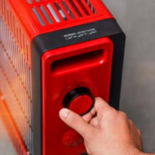 GEEPAS | Quartz Heater with 2 Heat Setting  750/1500W Red | GQH9109