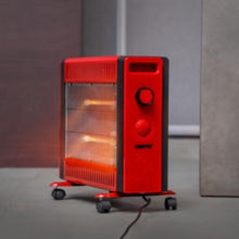 GEEPAS | Quartz Heater with 2 Heat Setting  750/1500W Red | GQH9109
